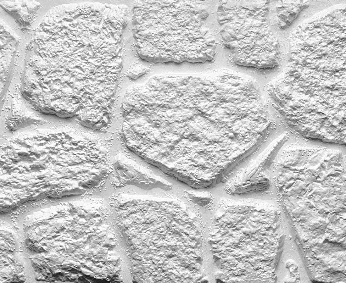 Pannello decorativo effetto finta pietra Aosta in polistirolo
